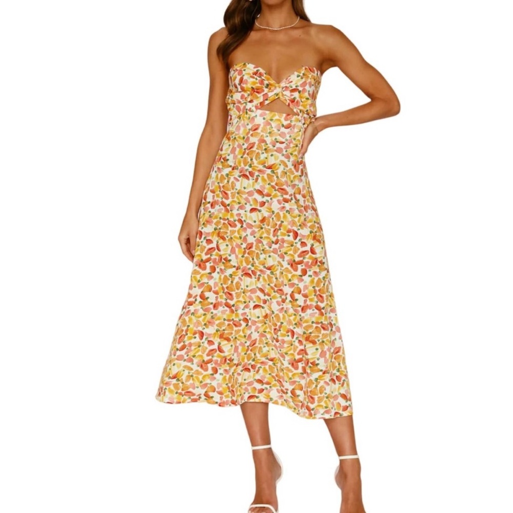 NWT Hello Molly High Note Midi Dress